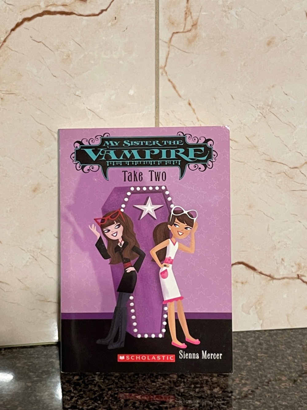 Scholastic My Sister the Vampire: Take Two - Purple Illustrated Cover